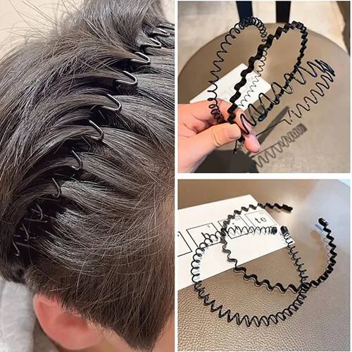 3PCS Hair Hoops for Men Women Invisible Hairpins Korean Fash