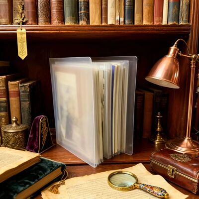 40 page large capacity sticker transparent storage book, A6
