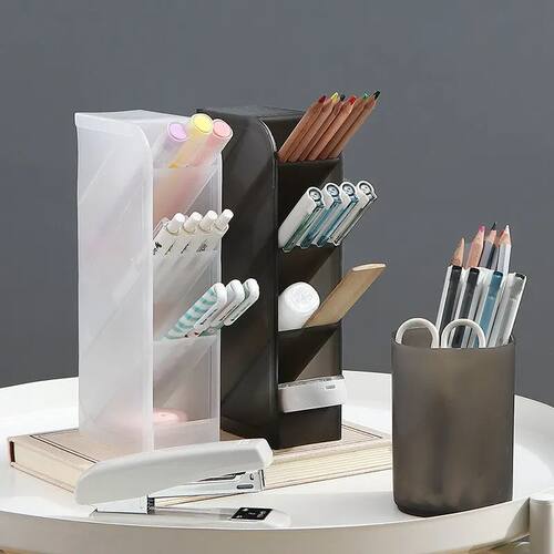 1pc White/Black Transparent Multifunctional Large Capacity D