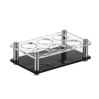 Acrylic Shot Glass Display Stand 6/12/24 Holes Wine Glass Cu