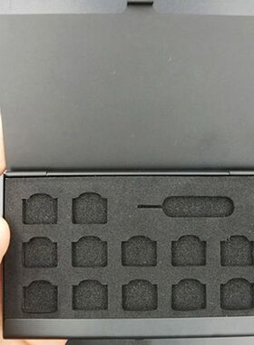 12-Slots+1-Slot-Card-Pin Aluminum Portable SIM Micro Pin SIM