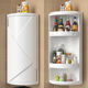 shelf mounted kitchen Rotating countertop wall corner cabine