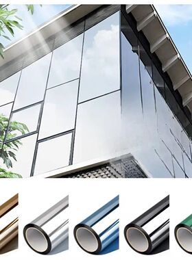 Multi-size One Way Mirror Window Film Privacy Sun Blocking G