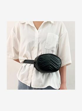 斜挎包Chest Handbag Red Black Fashion Hight Quality椭圆腰包