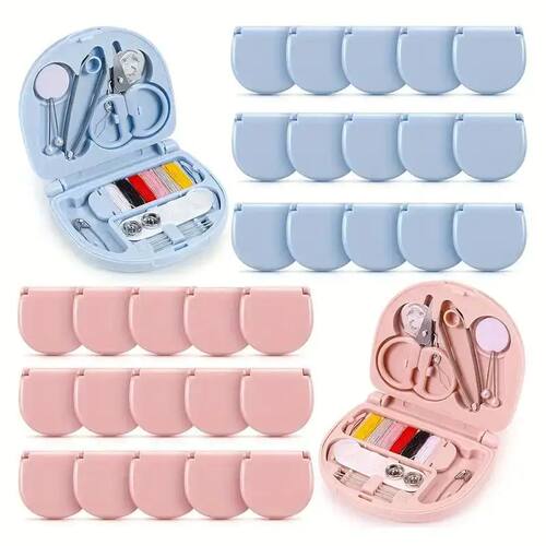 3 Sets of Mini Sewing Kits, Portable Tools, Suitable for Tra