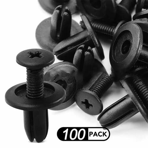Car Screw Buckle 8mm Hole Plastic Rivets Fastener Push Clip