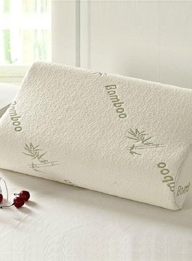Bamboo Memory Foam Orthopedic Pillow 竹纤维记忆保健护颈枕头