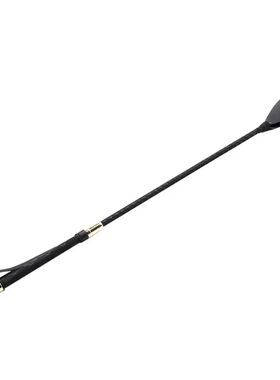 45/54cm Riding Equestrian Whip Training PU Leather Lash Anti