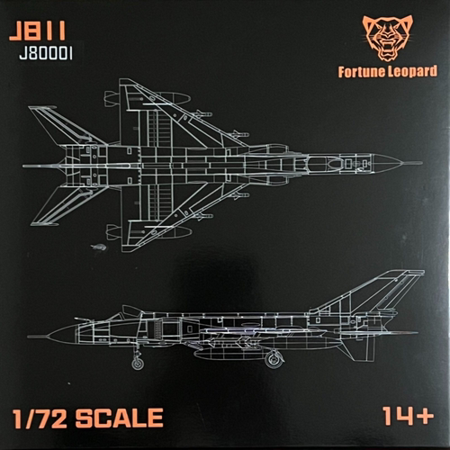 Fortune leopard，歼8 J8II 战斗机，比例1:72，合金成品飞机模型