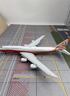 sq 1/200 波音748原型机 红色 普通版 仅拆检  成色:全新;适用年