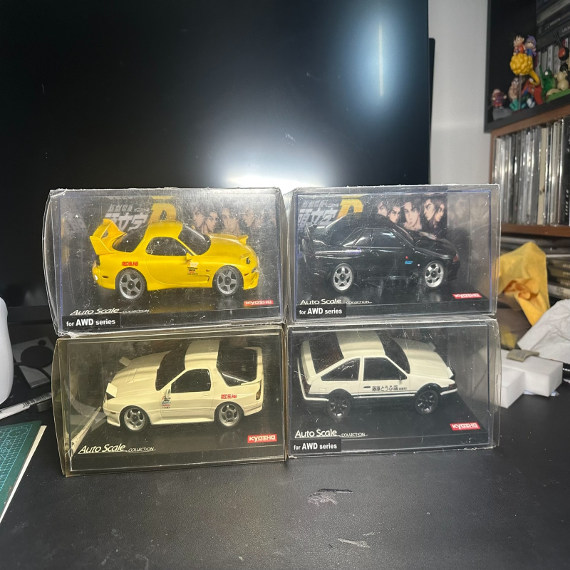 头文字D miniz 京商 遥控车壳ae86藤原拓海fd高桥启介fc高桥凉