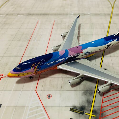 PH Phoenix 新加坡航空 747-400 七色鸟彩绘9V-SPL飞机模型400