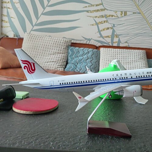 这架波音737 max是2024年6月买的这架飞机一直都当摆件，也没有