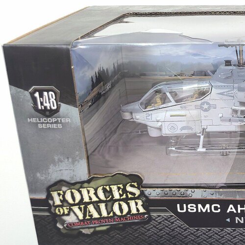 FOV AH-1W“超级眼镜蛇”武装直升机合金成品模型，1:48比例，911