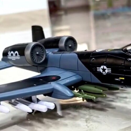新品A10疣猪攻击机模型 1/72战斗机空中坦克飞机模型，男生男孩礼