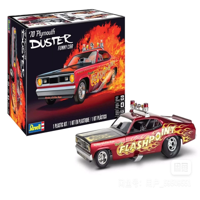 Revell 70 Plymouth Duster Funny Car 普利茅斯达斯特滑稽汽车1