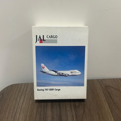herpa+1/500+JAL航空公司+波音747-200F Cargo+合金飞机模型+航空