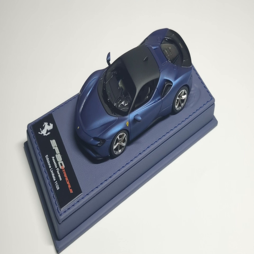 1/43 BBR 杜蕾斯 Ferrari 法拉利 SF90。杜蕾斯版哑光阿布蓝SF90