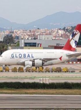 Phoenix 1:400# 飞机模型 Global航空Airbus A380 9H-GLOBL  不