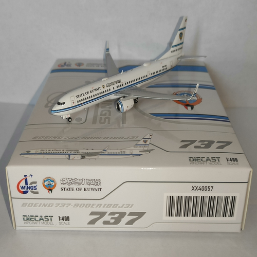 JC Wings 1/400 科威特政府B737-900ER9KGCC公务机基本无暇，完