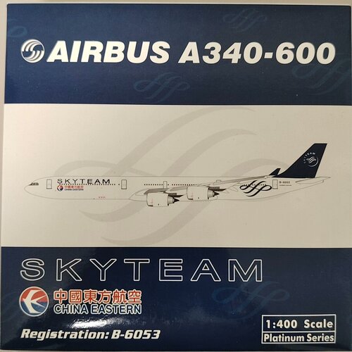 Phoenix中国东方航空A340-600天合联盟 B-6053第一版1/400飞机