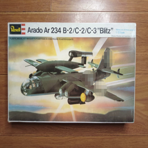 ，REVELL模型， 1/72Arado Ar 234 B2/C2/C3 Blitz，拼装模型，未