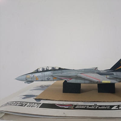AMK1/48 F-14A 雄猫 VF-41中队涂装 完成品展示！ 成色:全新;比例