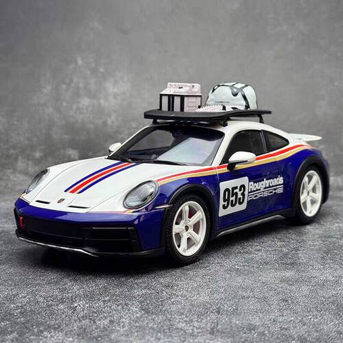 迷你切 1:18 保时捷911Daker达喀尔赛版 合金全开 原包 好价回血