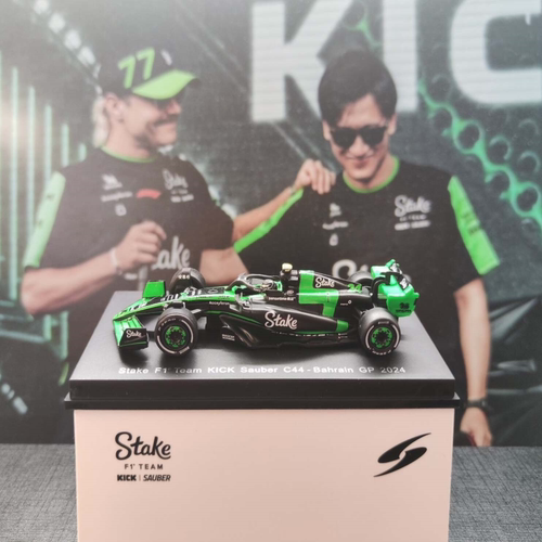 F1赛车模型1：64 SPARK索伯C44周冠宇巴林站2024赛季模型 周冠宇F