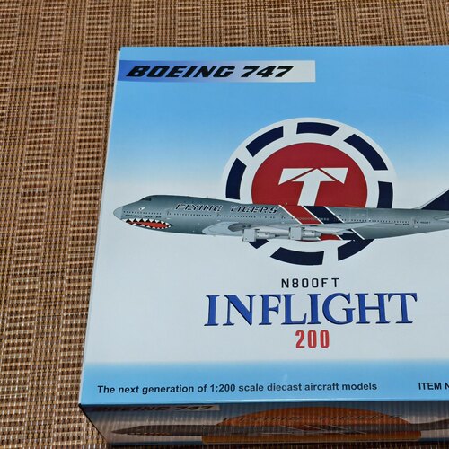 Inflight 美国飞虎航空 波音B747-100F N800FT  抛光 仅拆检 顺丰