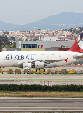 Phoenix 12012合金1:400 Global A380 9H-GLOBL温馨提示：因生产