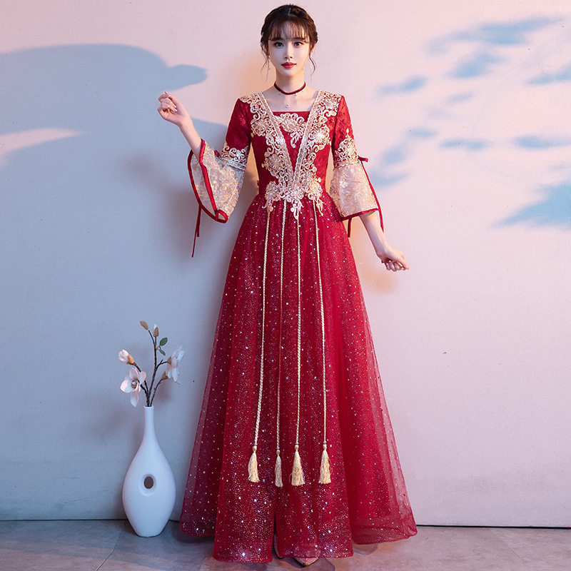 2026新款大码孕妇敬酒服女年会显瘦胖mm加肥孕妇敬酒服宴会晚礼