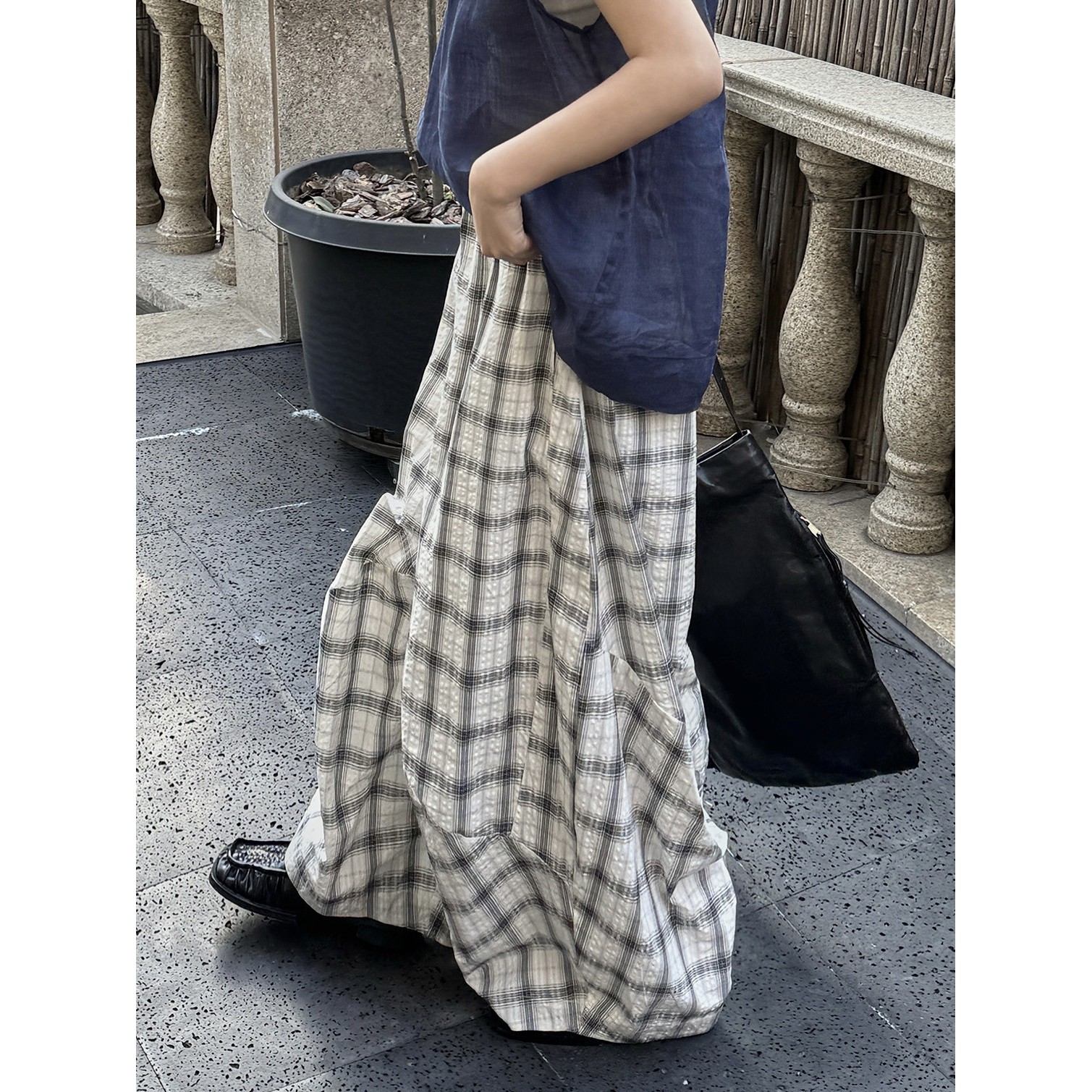 2026新款叙漫夏季日系复古格纹设计感灯笼休闲裤宽松廓形显瘦,女装/女士精品,休闲裤,淘宝优惠券,粉丝福利购,淘宝优惠卷