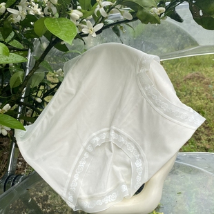 有多香不敢想 春 裸感超薄软空气80S支莫代尔无痕蕾丝透气少女内裤