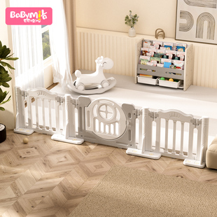 巴巴咪呀儿童游戏围栏防护栏婴儿家用室内爬行垫宝宝地上栅栏单面