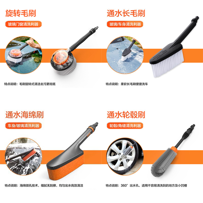 绿田洗车机通水毛刷亿力