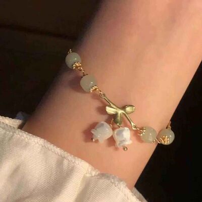 超仙爆款铃兰花手链女ins潮闺蜜古风甜美手串学生简约百搭手饰品