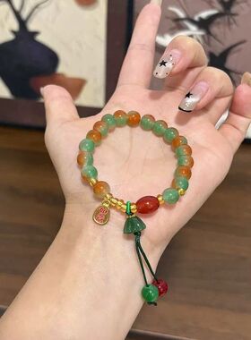 莲莲如意手链ins国风琉璃闺蜜手串百搭高级感古风手链