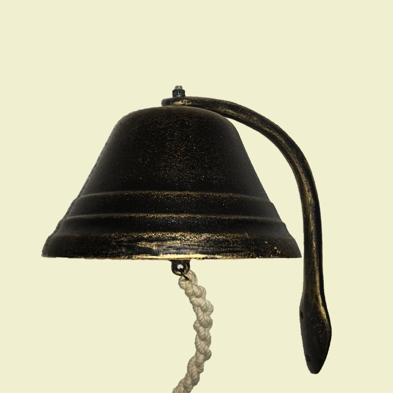 美式经典复古铸铁装饰品大响铃壁饰手摇门铃学校教室学生上课铃铛|msdalam kategori Aksesori rumah, mural - dari Buy2taobao.com untuk memberikan perkhidmatan ejen Taobao profesional membeli