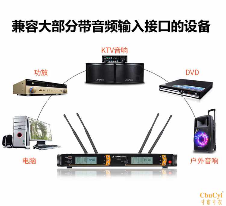 SKM9000无线话筒一拖二家用演出KTV专用户外舞台U段鹅在类目 影音电器, 麦克风/话筒中 - 来自Buy2taobao.com提供专业的淘宝代购服务