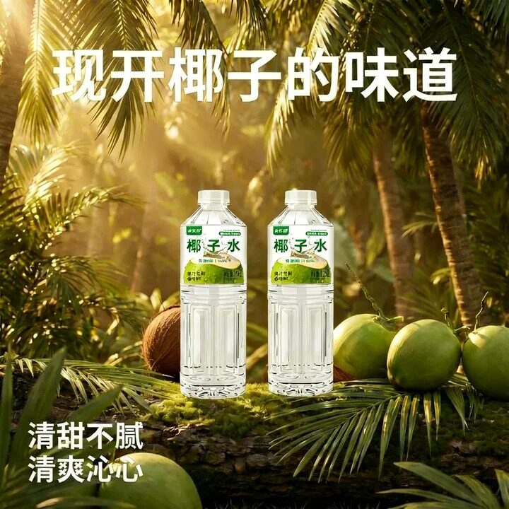 【新鲜椰子水】1.25升26新款大桶装椰香满满美味分享好喝不贵
