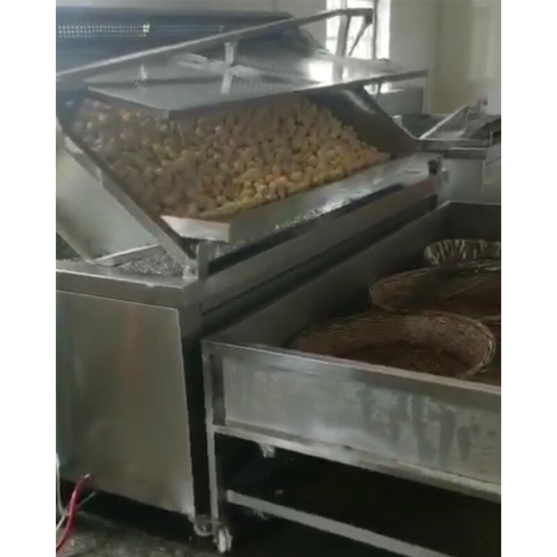 大型油炸机小商用炸豆腐鸡爪龙虾麻花鸭爪629油燃气全自设动炸备