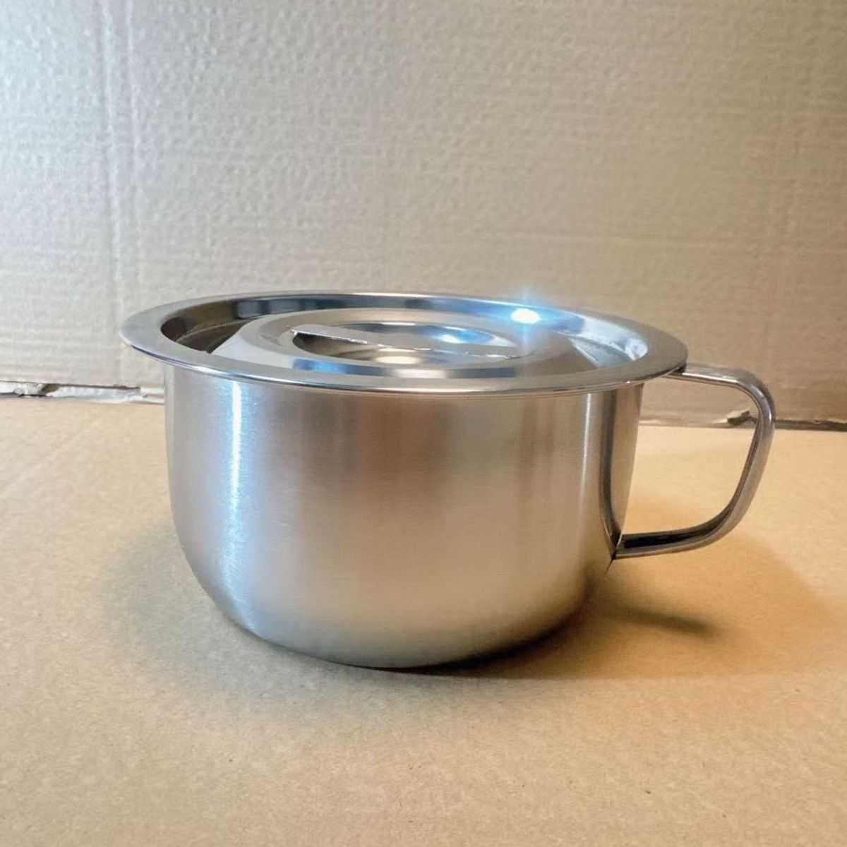 加厚不锈钢饭盒耐高温带钢盖带防烫柄宿舍泡面碗防摔.