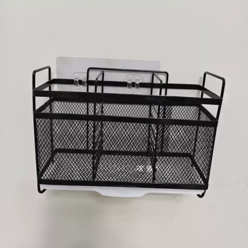 置物架架安装筷子餐具筷筒沥水勺厨房家用壁挂式一体筷笼收纳盒免