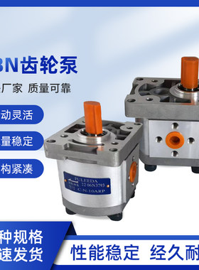 台湾PULEEDA液压齿轮泵油泵总成CBN液压油泵小型泵CBF CBE高压泵