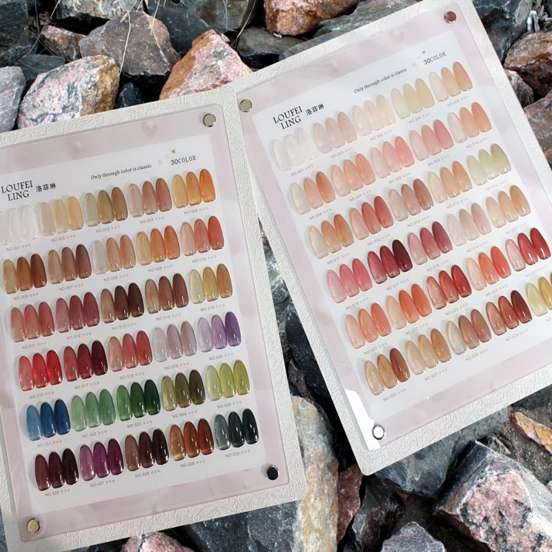 新款冰透30色甲油胶洛菲林