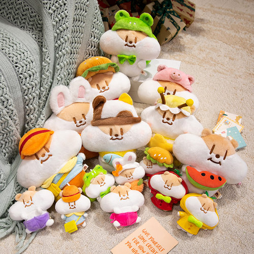 奶茶鼠的想法公仔毛绒挂件