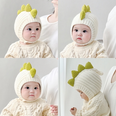 韩版可爱恐龙秋冬季保暖护耳帽