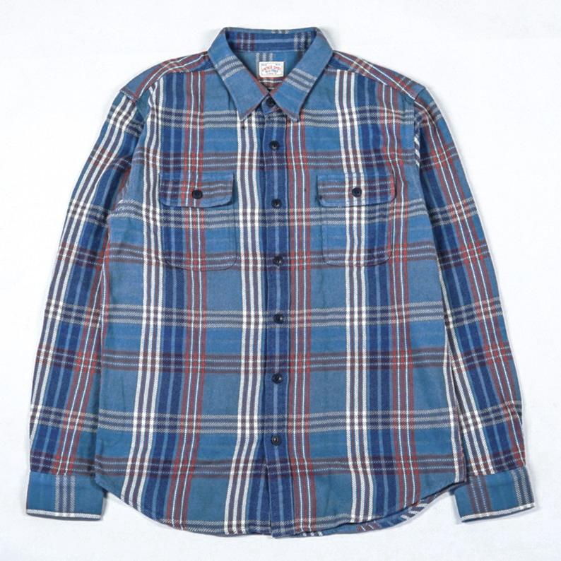 Qki翻领1长袖复古重磅上衣