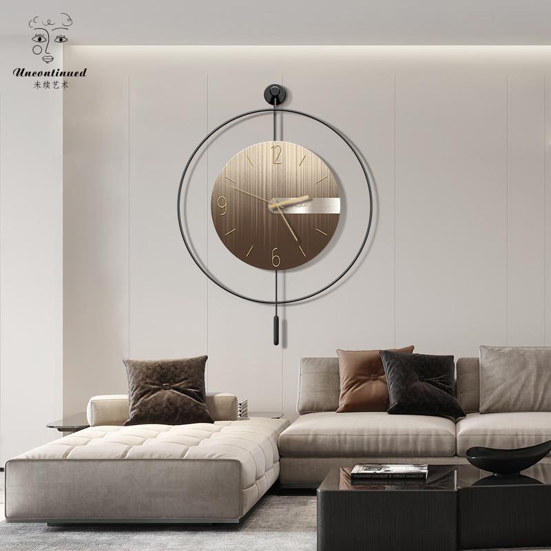 西班牙极简挂钟2025新款轻奢个性客厅钟表墙创意装饰艺术静音时钟